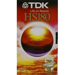 One Time Deal - Tdk Videotape's E180hs 3 Pak