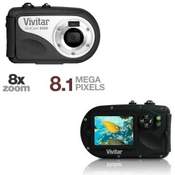 One Time Deal - Vivitar Vivicam V8400w-zwart Onderwater Digitale Camera - 8.1 Megapixels, 8X Digitale Zoom