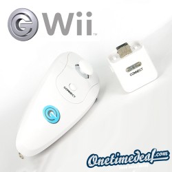 One Time Deal - Wireless G Nunchuck White For Wii (G Booster)