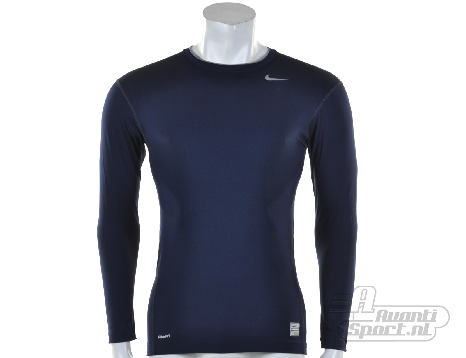 Avantisport - Nike - Pro Core Long Sleeve Tight Crew  - Nike Sport Shirt
