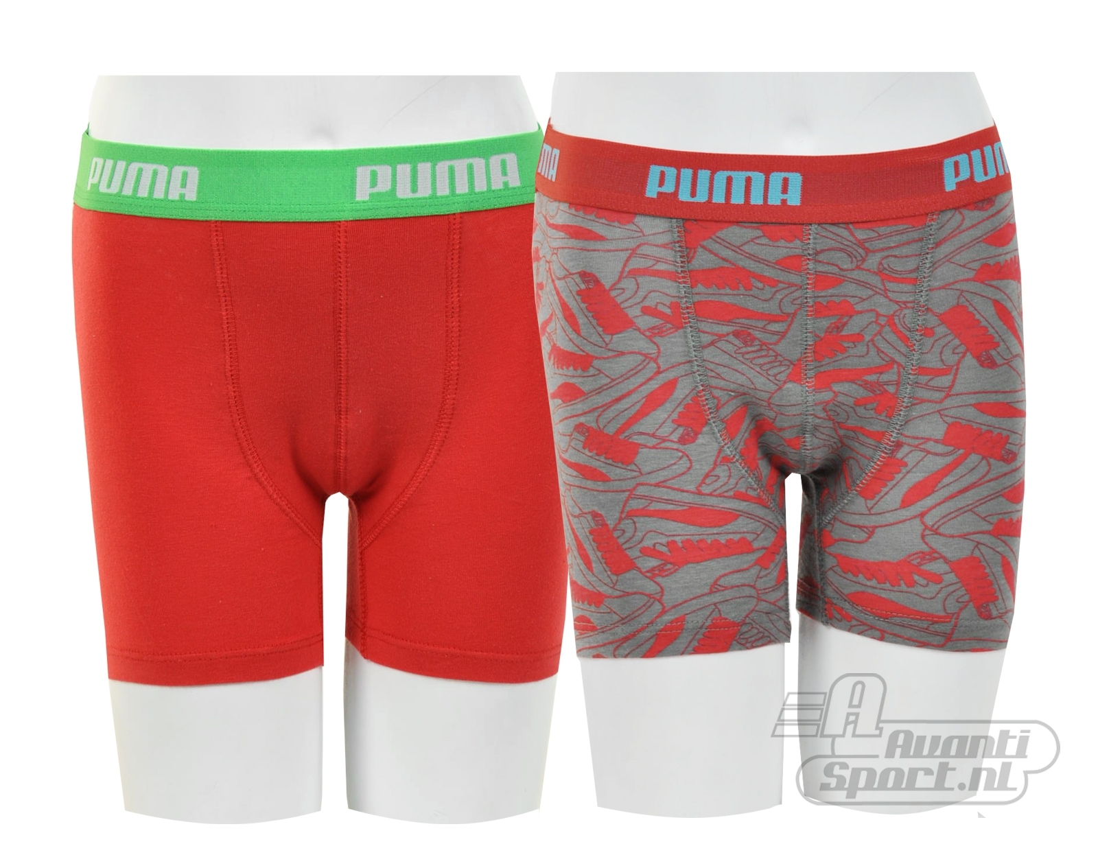 Avantisport - Puma - Sneaker Boxer 2 Pair - Boxershorts Voor Jongens