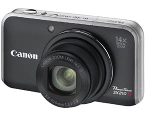 BCC - Canon Powershot Sx210 Zwart Kit - Canon Powershot