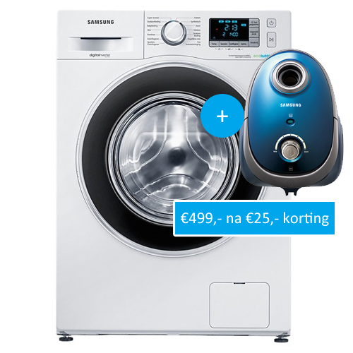 Bobshop - Samsung WF80F5EBP4W Wasmachine