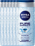 Bol.com - Nivea Men Douchegel Pure Impact - 6X 250 Ml - Voordeelverpakking
