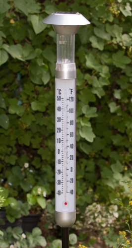 Buy This Today - Buitenthermometer Met Led Verlichting Op Zonne Energie
