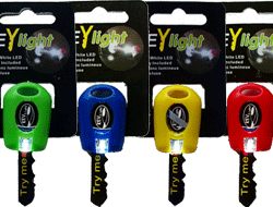 Buy This Today - Keylight, 5 Kleurige Sleutelkapjes Met Led Verlichting