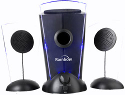 Buy This Today - Rainbow Blue Ice 2.1 Speaker System