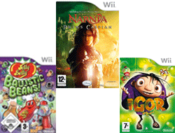 Buy This Today - Wii Bundel Met 3 Games Chronicles Of Narnia/igor En Jelly Be