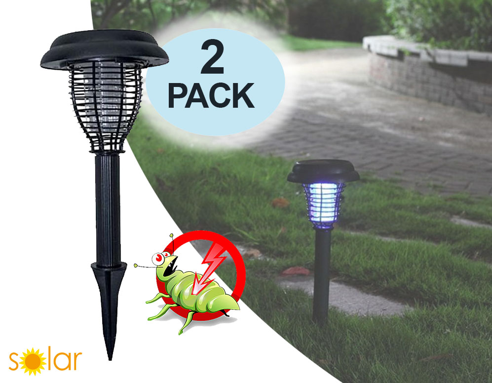 Click to Buy - 2 Solar Insectenverdelger Lampen