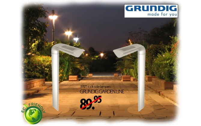 Click to Buy - 3 stuks Grundig Solar Lampen