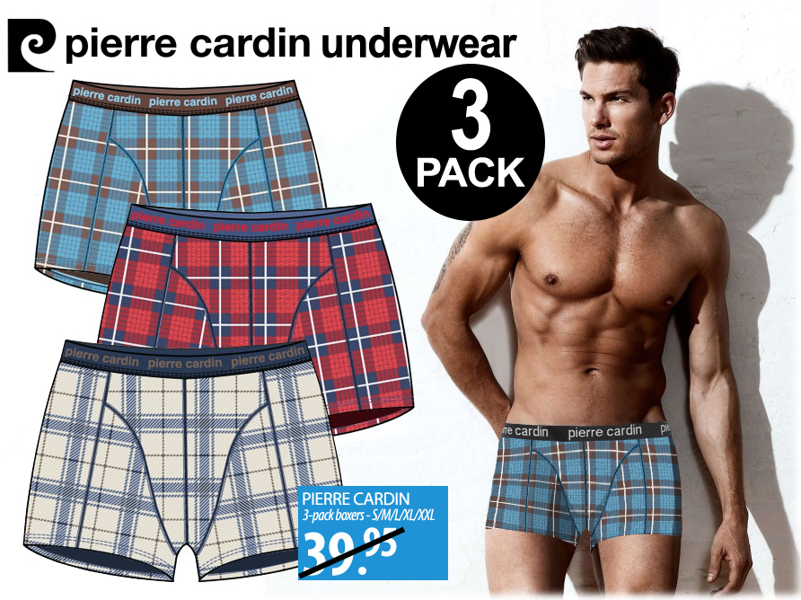 Click to Buy - 3-PACK Pierre Cardin Retro Boxers