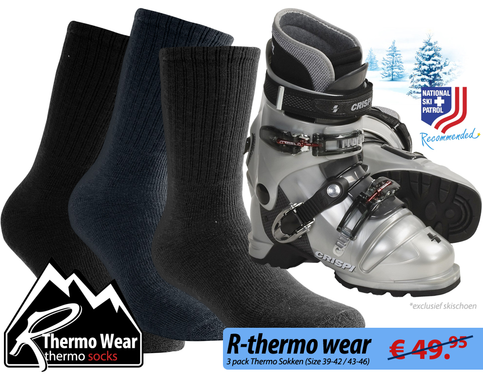 Click to Buy - 3-Pack Thermo Sokken | Merk: R-thermo