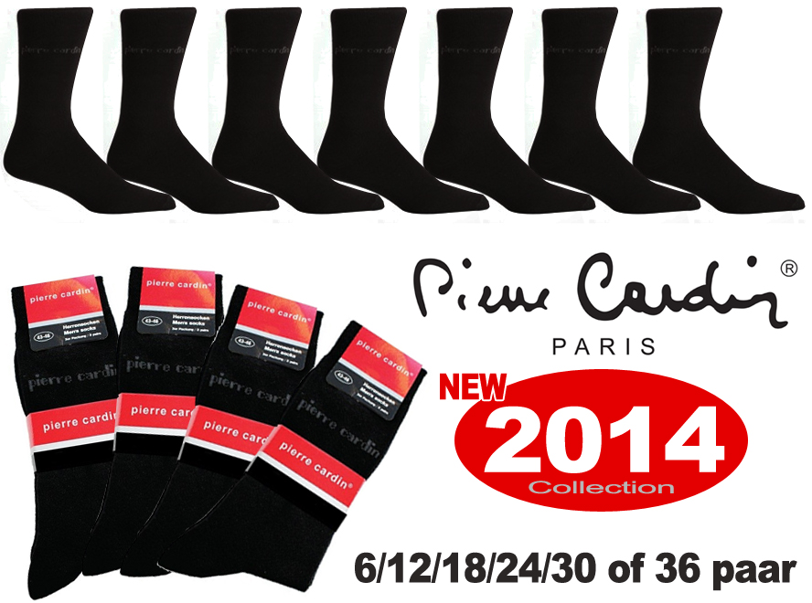 Click to Buy - 6-paar Pierre Cardin Sokken Black