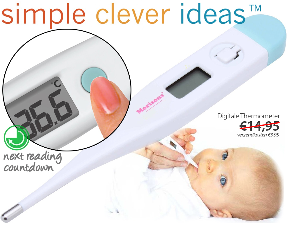 Click to Buy - Digitale Thermometer - 1 Minute Readout