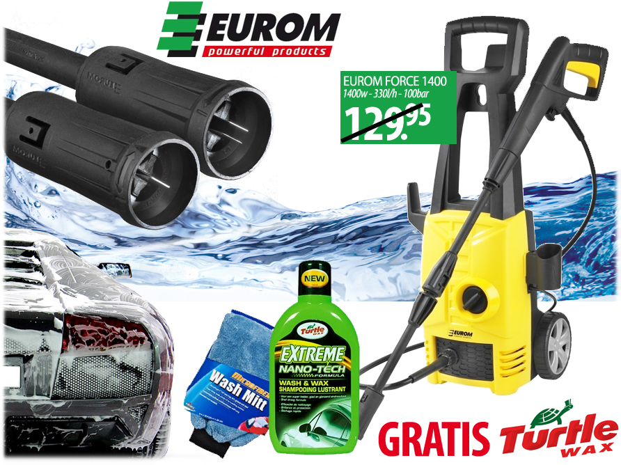 Click to Buy - Eurom Hogedrukreiniger Force 1400