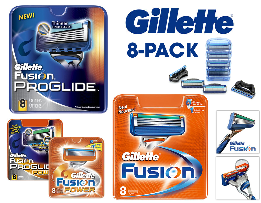 Click to Buy - Gillette Fusion of Proglide 8-pack