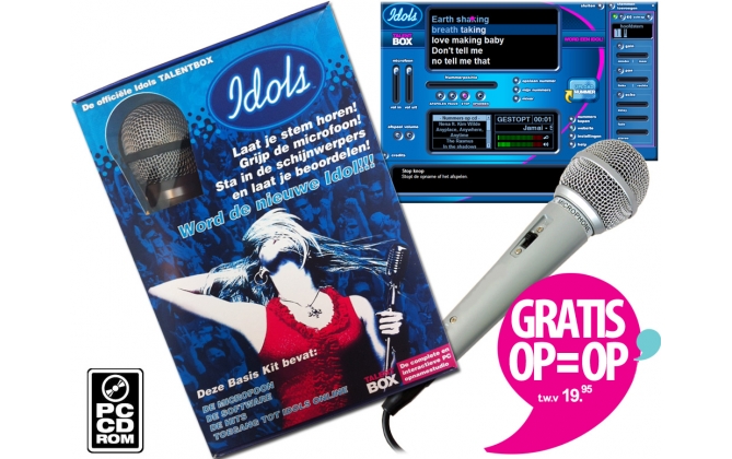 Click to Buy - Gratis Idols Box met Microfoon