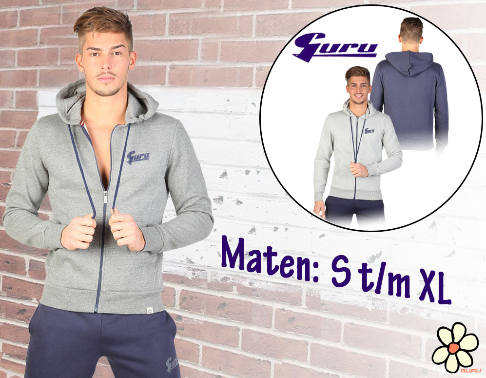 Click to Buy - Guru Heren Fleece Vest met Capuchon - 3 Kleuren