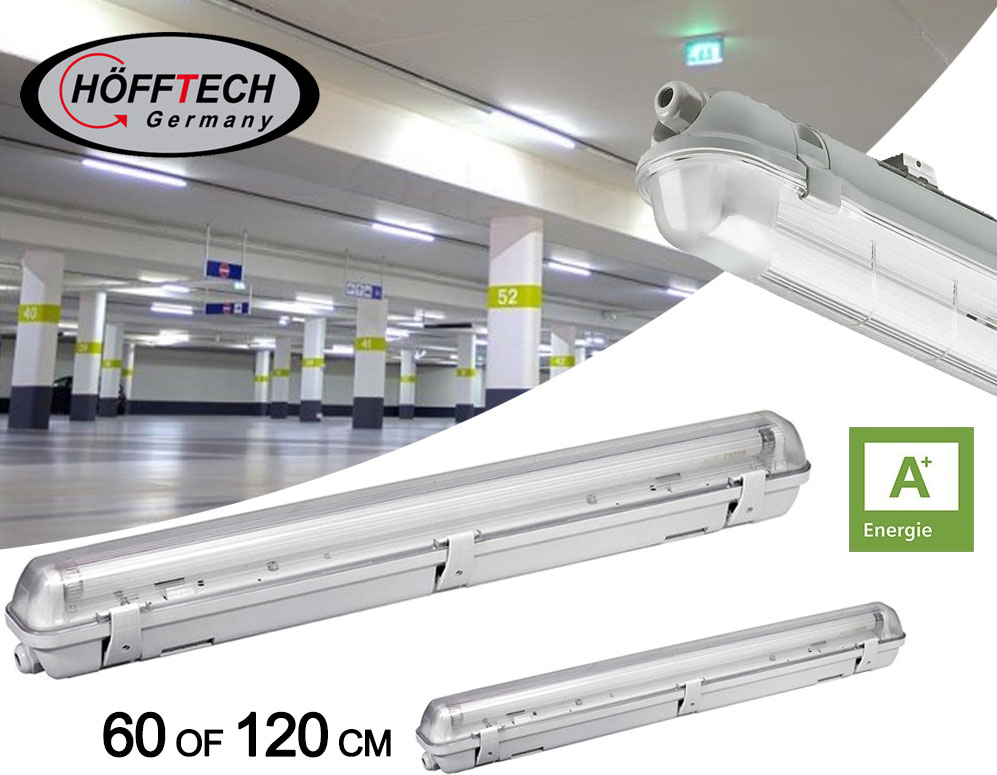 Click to Buy - Hofftech LED TL-Lamp met Armatuur - 60 of 120 cm