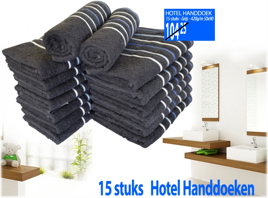 Click to Buy - Hotel Handdoeken (15-stuks)