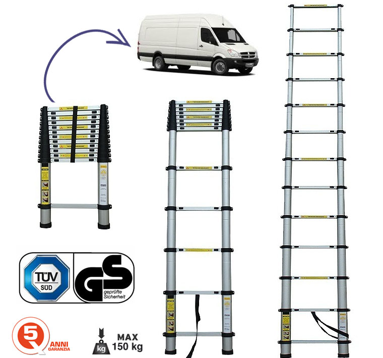 Click to Buy - Inschuifbare Telescoop Ladder