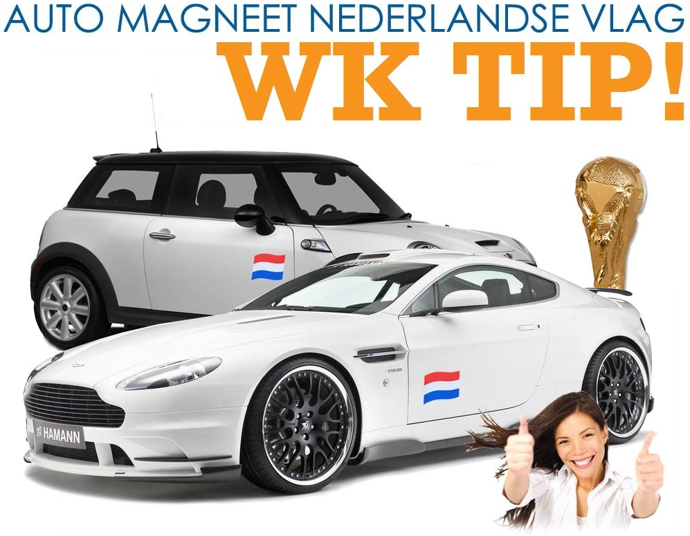 Click to Buy - Magnetische Nederlandse Auto Vlag