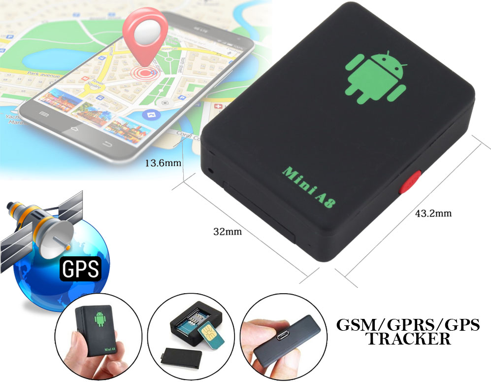 Click to Buy - Mini A8 GSM-GPS-GPRS Tracker