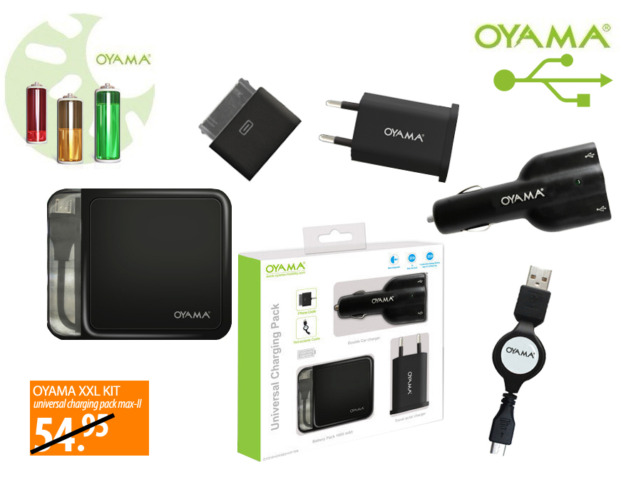 Click to Buy - Oyama XXL Mobile USB Charging Kit