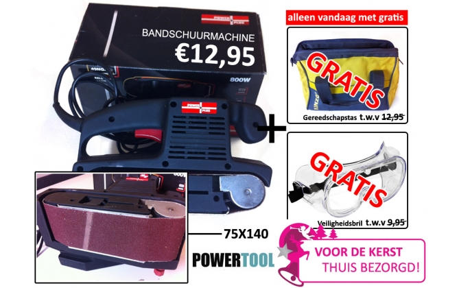 Click to Buy - PowerTool Bandschuurmachine 800w