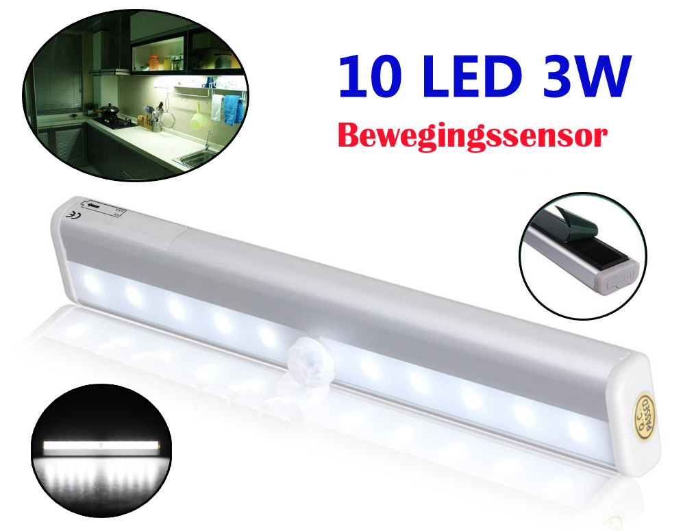 Click to Buy - Sensor LED Lamp met zelfklevende magneetstrip