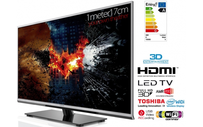 Click to Buy - Toshiba 3D LED TV 46inch (1,17m)