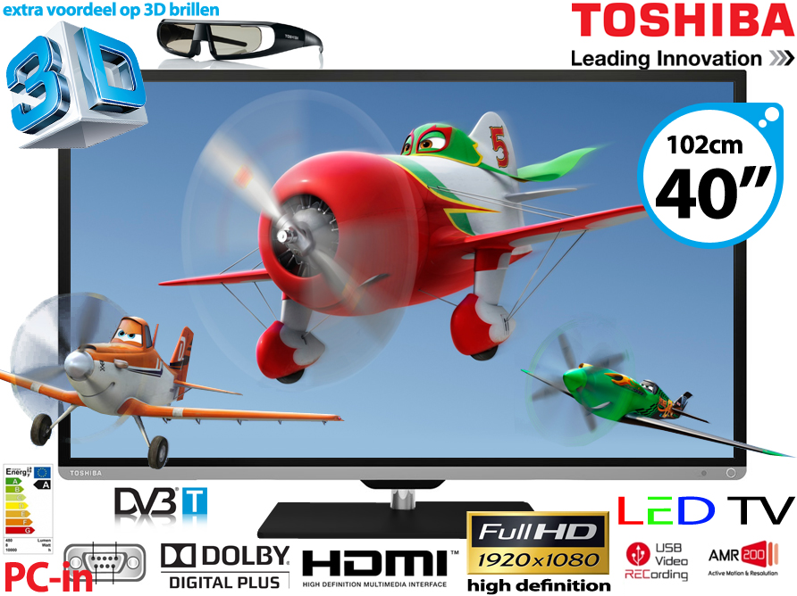 Click to Buy - Toshiba 40inch FULL-HD LED TV (102cm)