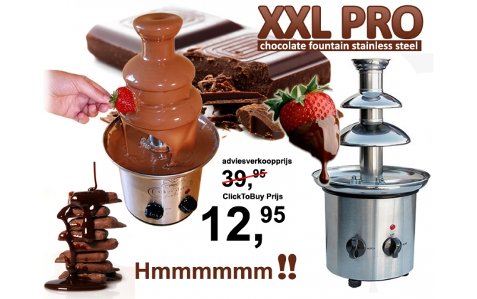 Click to Buy - XXL Chocolade Fontein RVS