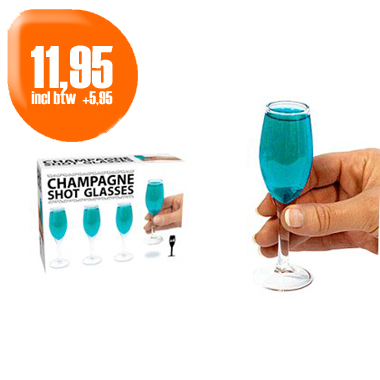Dagactie - Champagne Shot Glasses