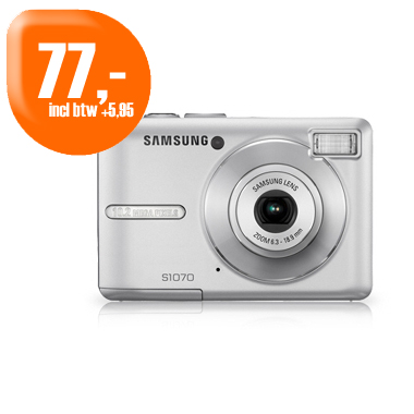 Dagactie - Samsung S1070 Digitale Camera (Zilver)
