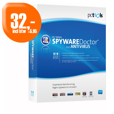 Dagactie - Spyware Doctor 2009 Met Antivirus - 3 User Nl