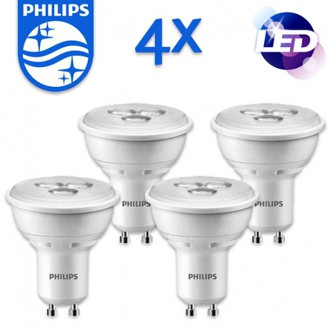 Dagknaller - 4-Pack Philips Gu10 Led Lampen