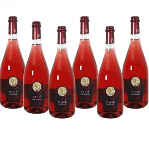 Dagknaller - 6 X Montasolo Vino Frizzante Rose Veneto Igt