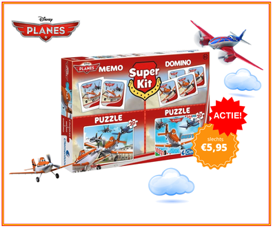 Dagknaller - Clementoni Disney Planes Super Kit 4 In 1