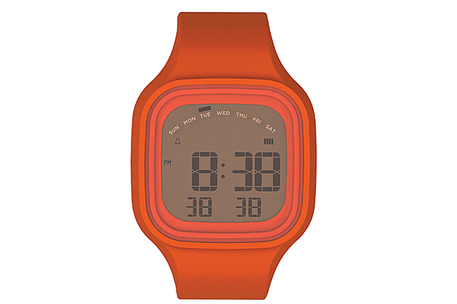 Dagknaller - Digitaal Oranje Retro Led Horloge