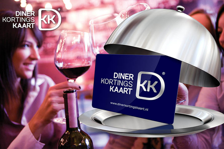 Dagknaller - Diner Kortings Kaart - 25% Korting Op Je Diner!