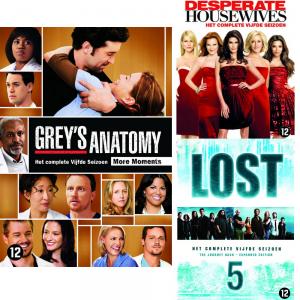 Dagknaller - Dvd Grey S Anatomy (New Release)of Lost Of Desp. Housewives