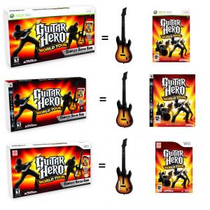 Dagknaller - Guitar Hero: World Tour  Gitaar Bundel (Ps 3, Xbox 360 & Wii)