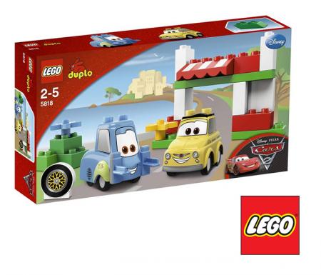 Dagknaller - Lego Duplo Cars 2 Luigi En Guido In Italië (5818)