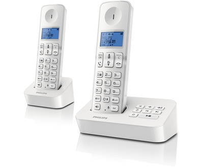 Dagknaller - Philips Draadloze Dect Telefoons Met Antwoordapparaat (D3152w)
