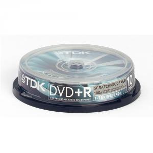 Dagknaller - Tdk Dvd+r Spindel 10X - Scratchproof