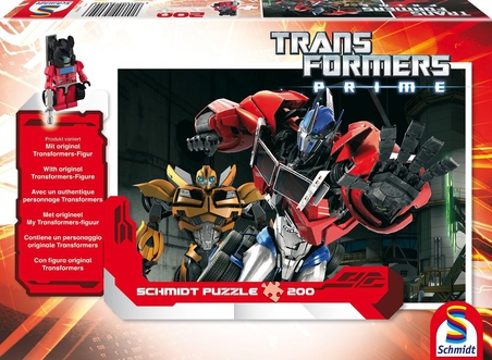 Dagknaller - Transformers 200 Delige Puzzel Met Gratis Transformers Figuurtje