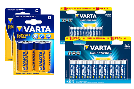 Dagknaller - Varta Batterijen Voordeelpakket!