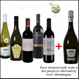Dagknaller - Wijnpakket + Alternatieve Champagne