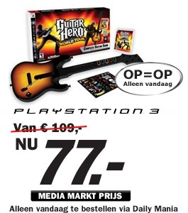 Daily Mania - Activision World Tour guitar only - Guitar Hero